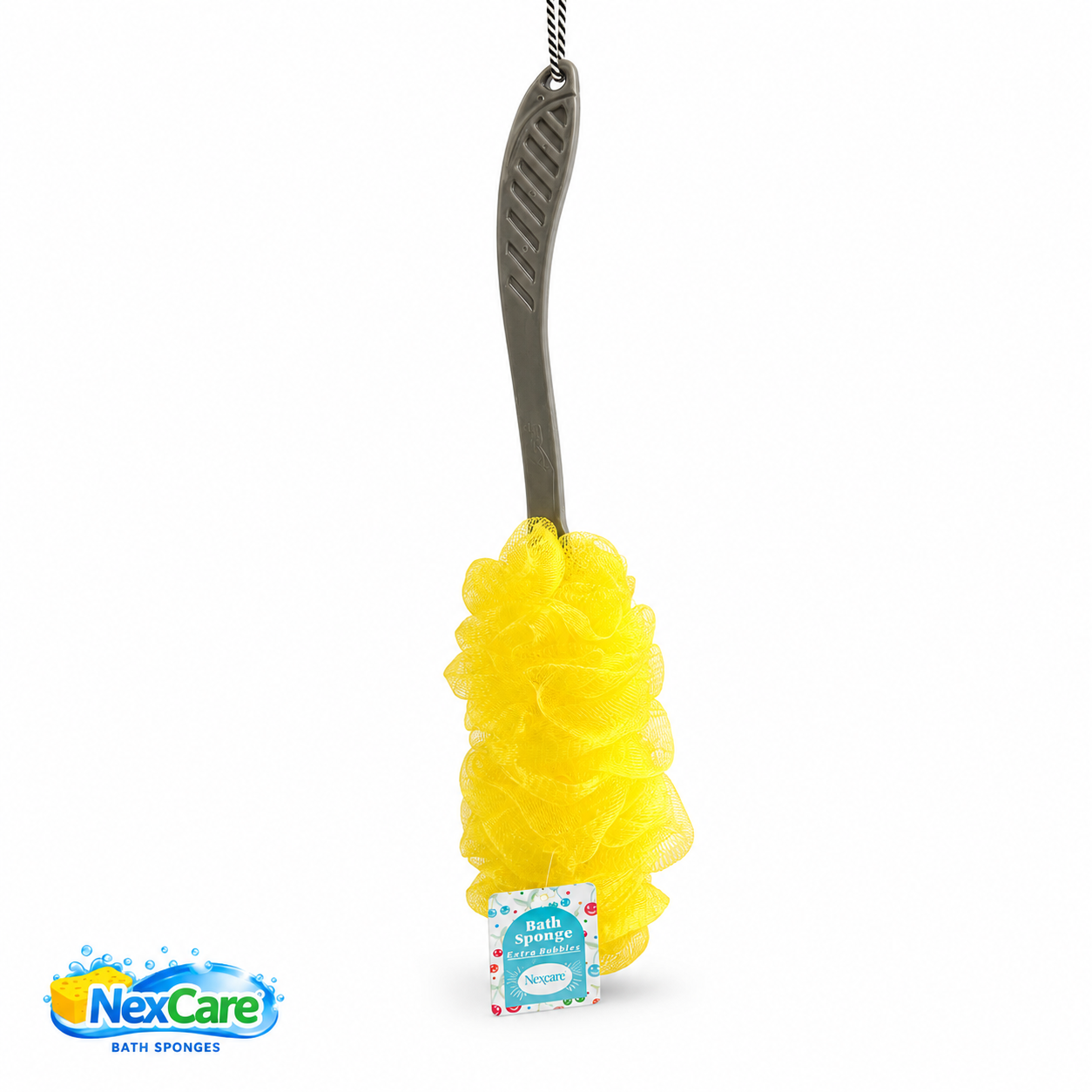 Long Handle Sponge Brush - Yellow